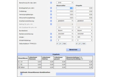Online Rechner - Wir programmieren individuelle Onlinerechner